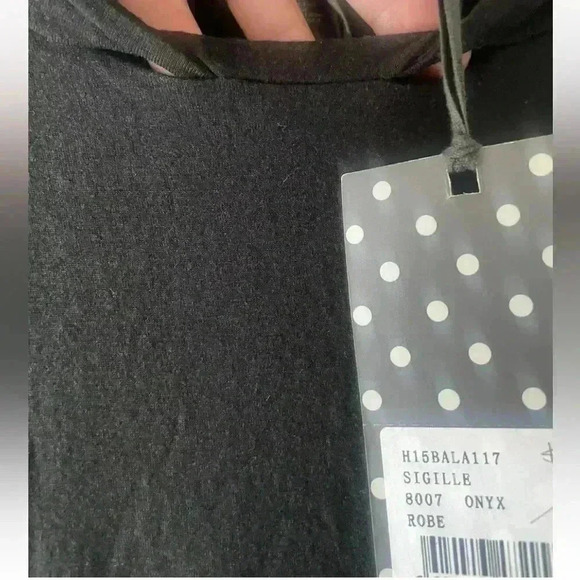 LILITH of France charcoal DRESS Bubble hem M/40 NWT PORTUGAL - Picture 4 of 12